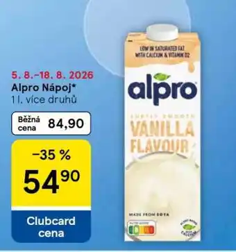 Tesco Alpro nápoj nabídka
