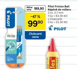 Tesco Pilot Frixion Ball Náplně do rolleru nabídka