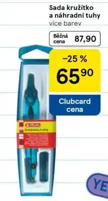 Tesco Sada kružítko a náhradní tuhy nabídka