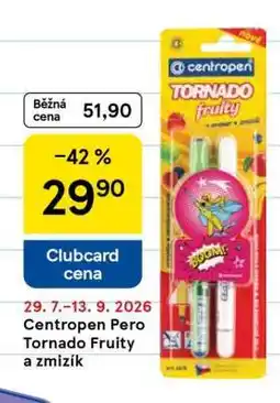 Tesco Centropen Pero Tornado Fruity a zmizík nabídka
