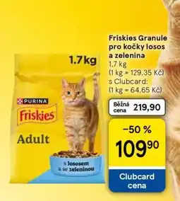 Tesco Friskies Granule pro kočky losos a zelenina nabídka