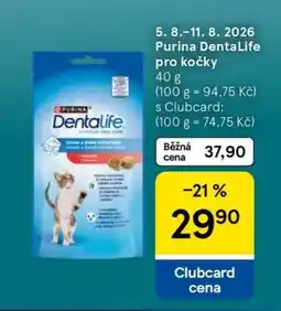 Tesco Purina DentaLife pro kočky nabídka