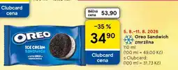 Tesco Oreo Sandwich zmrzlina nabídka