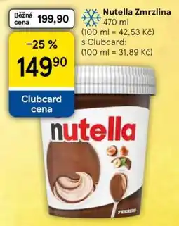 Tesco Nutella Zmrzlina nabídka