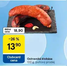 Tesco Ostravská klobása nabídka
