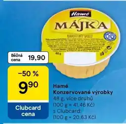 Tesco Hamé Konzervované výrobky nabídka