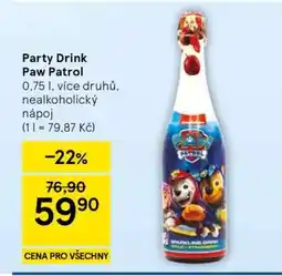 Tesco Party Drink Paw Patrol nabídka