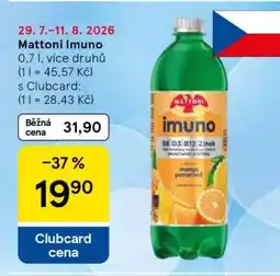 Tesco Mattoni Imuno nabídka