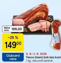 Tesco Tesco Uzený bok bez kost nabídka