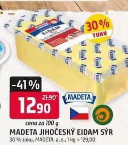 Trefa MADETA JIHOČESKÝ EIDAM SÝR 30% tuku nabídka