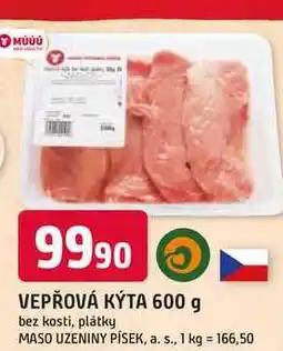 Trefa VEPŘOVÁ KÝTA 600 g bez kosti, plátky nabídka