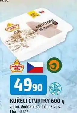 Trefa KUŘECÍ ČTVRTKY 600 g zadní nabídka