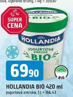 Trefa HOLLANDIA BIO 420 ml jogurtová zmrzka nabídka