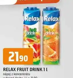 Trefa RELAX FRUIT DRINK 1l nápoj z koncentrátu nabídka