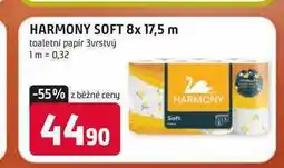 Trefa HARMONY SOFT 8x 17,5 m toaletní papír 3vrstvý nabídka