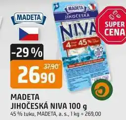 Trefa MADETA JIHOČESKÁ NIVA 100 g 45% tuku nabídka