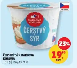 Penny Market Čerstvý sýr karlova koruna nabídka