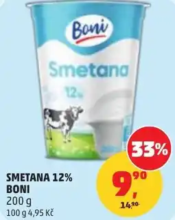 Penny Market Smetana 12% boni nabídka