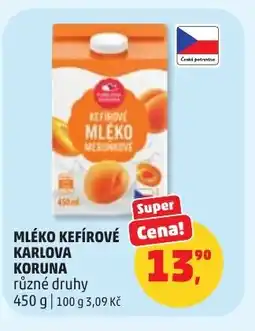 Penny Market Mléko kefírové karlova koruna nabídka