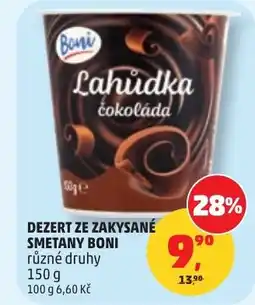 Penny Market Dezert ze zakysané smetany boni nabídka