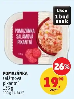Penny Market Pomazánka salámová pikantní nabídka