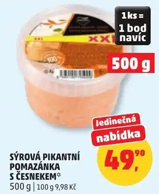Penny Market Sýrová pikantní pomazánka s česnekem nabídka