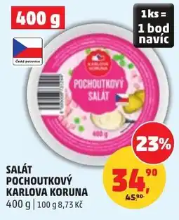 Penny Market Salát pochoutkový karlova koruna nabídka