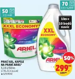 Penny Market Prací gel, kapsle na praní Ariel nabídka