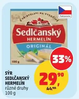 Penny Market Sýr sedlčanský hermelín nabídka