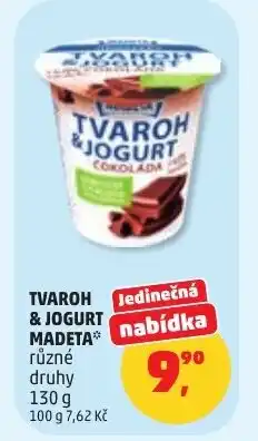 Penny Market Tvaroh & jogurt Madeta nabídka
