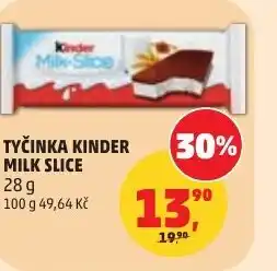 Penny Market Tyčinka kinder milk slice nabídka