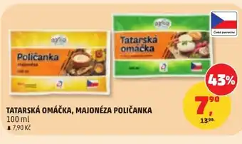 Penny Market Tatarská omáčka, majonéza poličanka nabídka