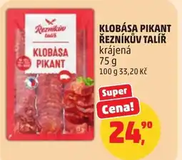 Penny Market Klobása pikant řezníkův talíř krájená nabídka