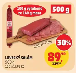Penny Market Lovecký salám nabídka