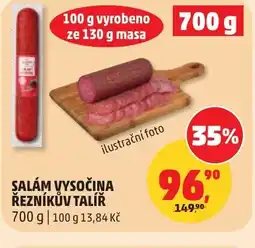 Penny Market Salám vysočina řezníkův talíř nabídka