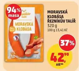 Penny Market Moravská klobása řezníkův talíř nabídka