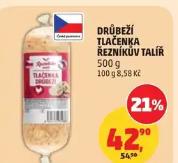Penny Market Drůbeží tlačenka řezníkův talíř nabídka