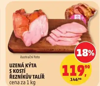 Penny Market Uzená kýta s kostí řezníkův talíř nabídka