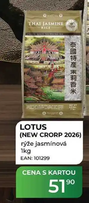 LOTUS (NEW CRORP 2026) rýže jasmínová