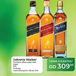 Tamda Foods Johnnie Walker 12Y Black, Blue Label, Red Label 0.71 nabídka