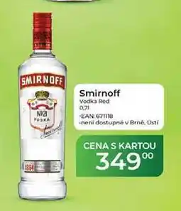 Tamda Foods Smirnoff Vodka Red 0.71 nabídka