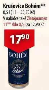 CBA Krušovice Bohém nabídka