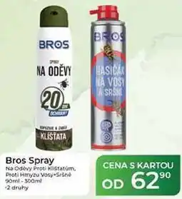 Tamda Foods Bros Spray Na Oděvy Proti Kltatum. Proti Hmyzu Vosy+Siné 90ml-300ml nabídka