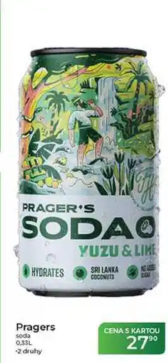 Tamda Foods Pragers soda nabídka