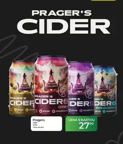 Tamda Foods Pragers cider nabídka