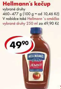 CBA Hellmann's kečup nabídka