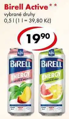 CBA Birell Active nabídka