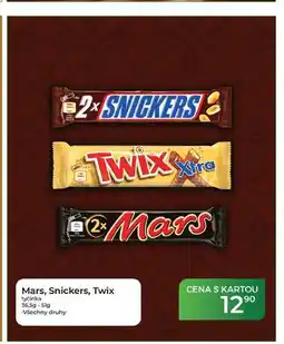 Tamda Foods Mars, Snickers, Twix tyčinka 36,5g-51g nabídka