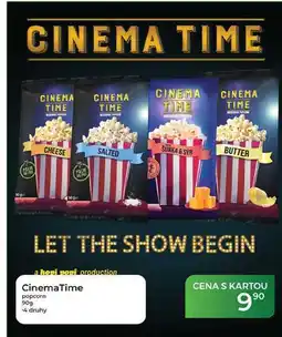 Tamda Foods CinemaTime popcorn nabídka