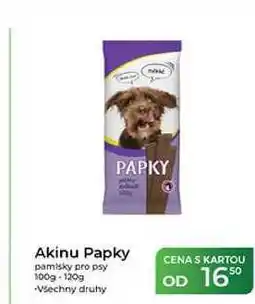 Tamda Foods Akinu Papky pamisky pro psy 100g-120g nabídka